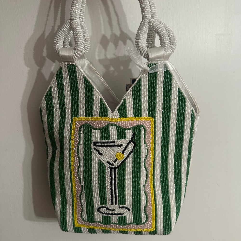 Viral TikTok Beaded Martini Tote Bag
